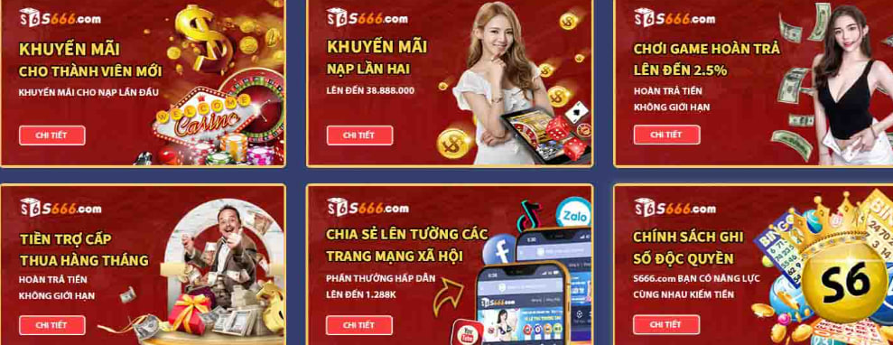 Khuyến mãi Nhà cái S666 – Thưởng nạp tiền lần 2 lên tới 38.888.000 VNĐ