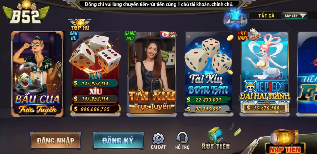 B52Man – Casino Trực Tuyến Uy Tín và Đỉnh Cao trong Khu Vực