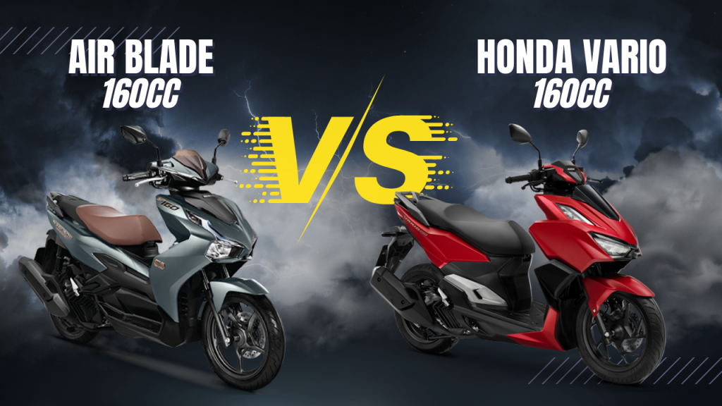 So sánh bảng giá xe máy Honda nhập khẩu: SH, Vario, Air Blade, và nhiều dòng khác