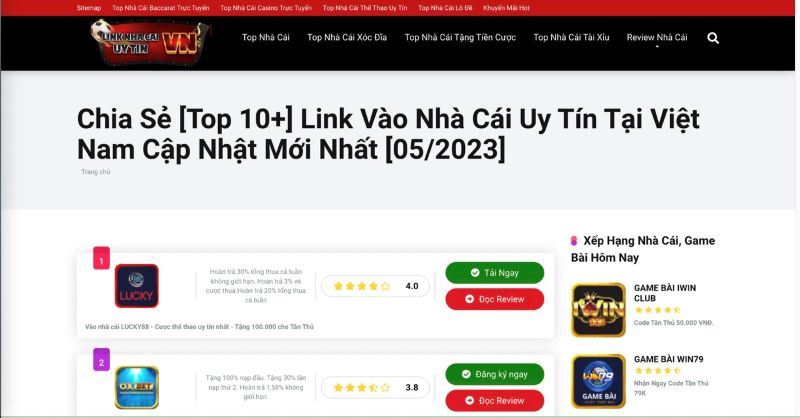 So sánh 15 nhà cái uy tín: Ưu nhược điểm của từng nhà cái