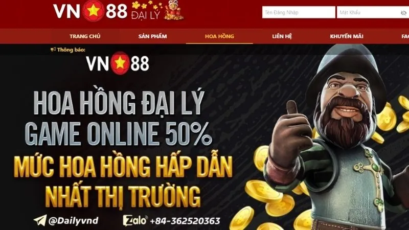 Đại lý VN88, Hướng dẫn cách đăng ký đại lý VN88